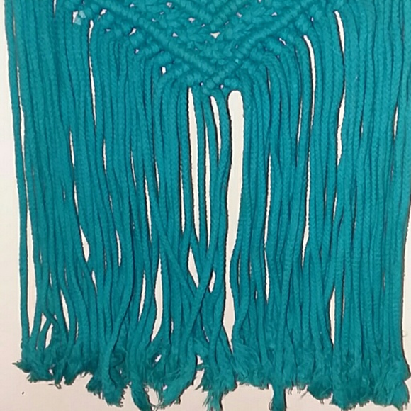 Blue and beige purse - Picture 4 of 5